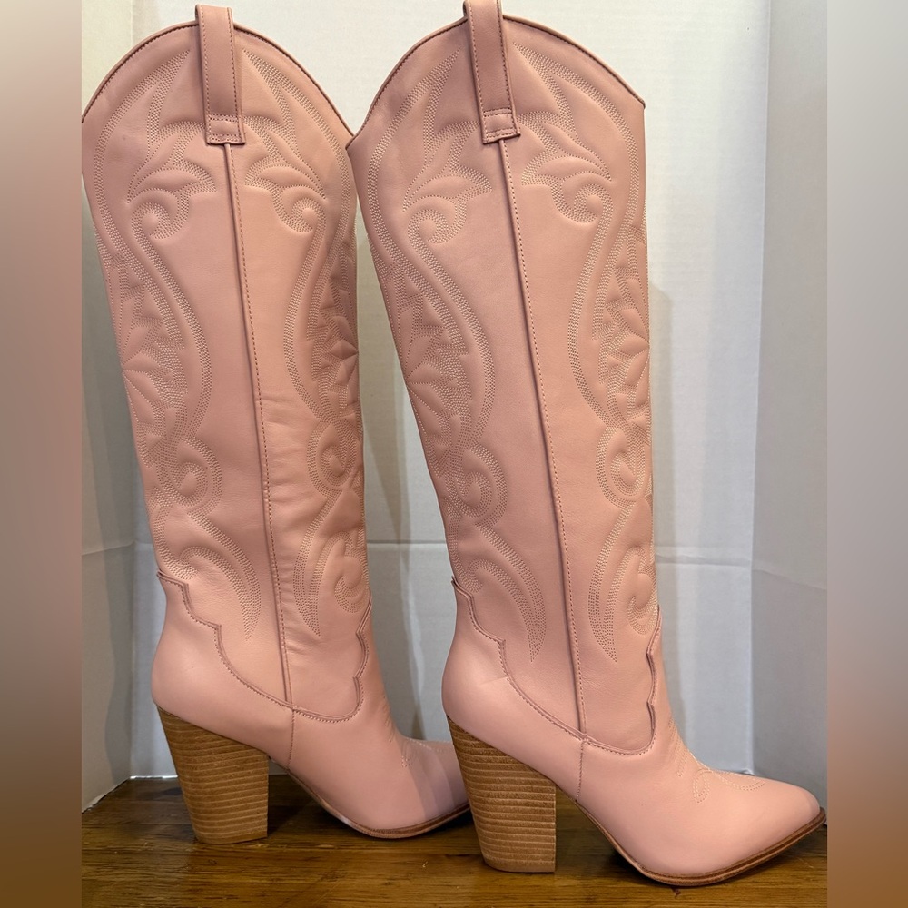 Steve Madden Leather boots Size 10 (women’s)